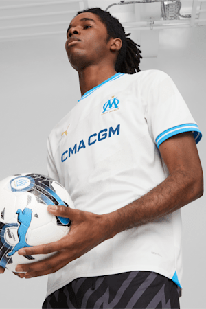 Olympique de Marseille 23/24 Home Jersey, PUMA White, extralarge-GBR