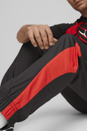AC Milan Football Pre-match Woven Pants, PUMA Black-For All Time Red, extralarge-GBR