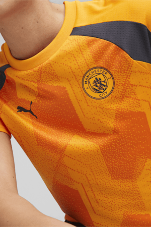 Manchester City Women's Pre-match Jersey, Orange Popsicle-Strong Gray, extralarge-GBR