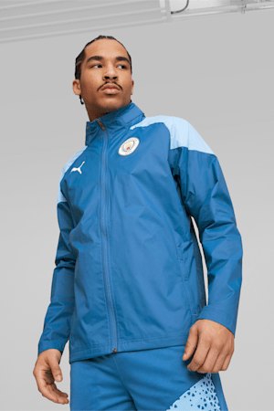 Manchester City Men's Training All-Weather Jacket, Lake Blue-Team Light Blue, extralarge-GBR