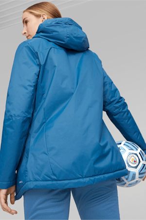 Manchester City Women's Winter Jacket, Lake Blue, extralarge-GBR