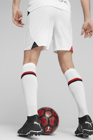 AC Milan Football Shorts, PUMA White-Feather Gray, extralarge-GBR