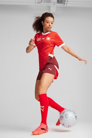 Switzerland Football 2024 Women's Home Jersey, PUMA Red-Team Regal Red, extralarge-GBR