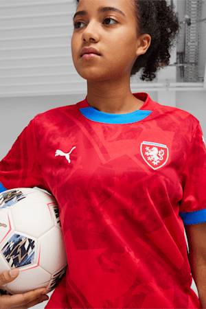 Czech Republic Football 2024 Youth Home Jersey, For All Time Red-Fast Red, extralarge-GBR