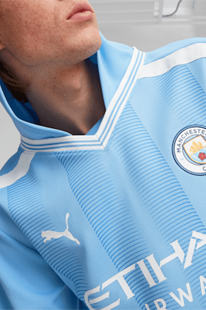 Manchester City Oversized Winter Football Jersey, Team Light Blue-PUMA White, extralarge-GBR