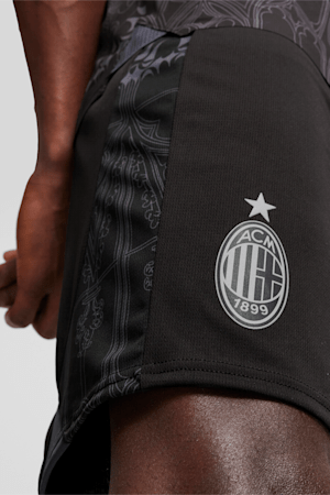 AC MILAN x PLEASURES Football Shorts, PUMA Black-Asphalt, extralarge-GBR