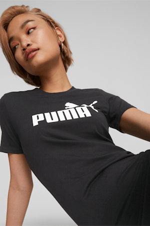 Robe T-shirt ajustée Essentials Femme, Puma Black, extralarge