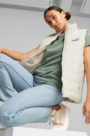 ESS Padded Women's Vest, Alpine Snow, extralarge