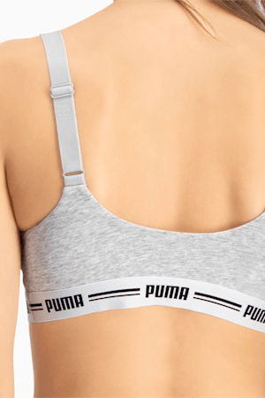 PUMA Women's Padded Top 1 Pack, grey melange, extralarge-GBR