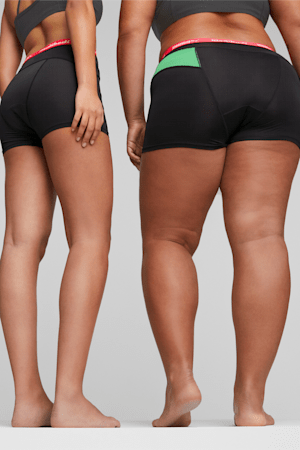 Puma X Modibodi Active Long Boyshort, Black-Green, extralarge-GBR