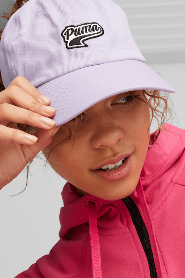 Script Logo Cap, Vivid Violet, extralarge