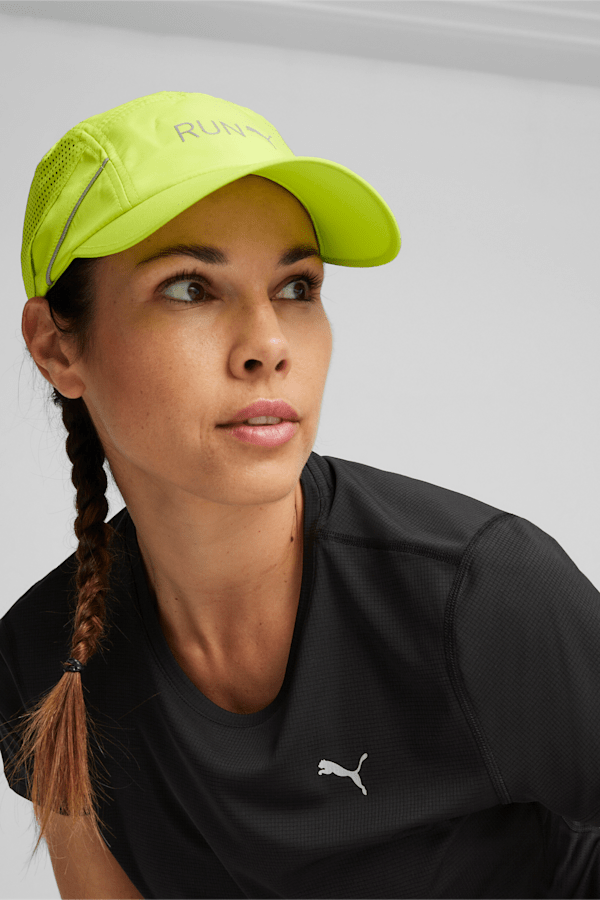 Lightweight Running Cap, Lime Pow, extralarge