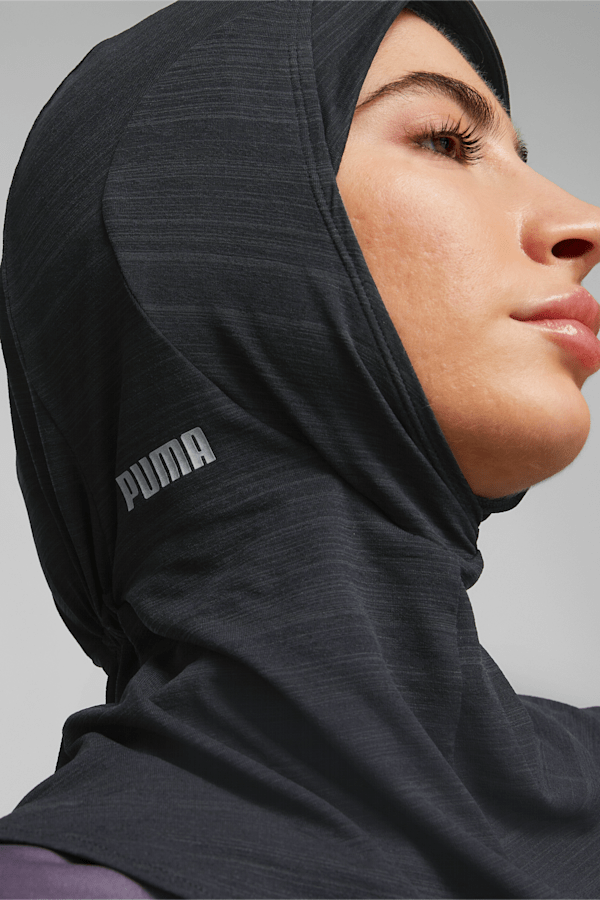 Sports Running Hijab, Puma Black, extralarge