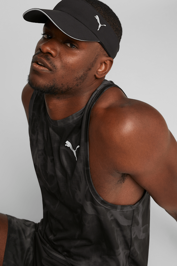 Running Visor, PUMA Black, extralarge