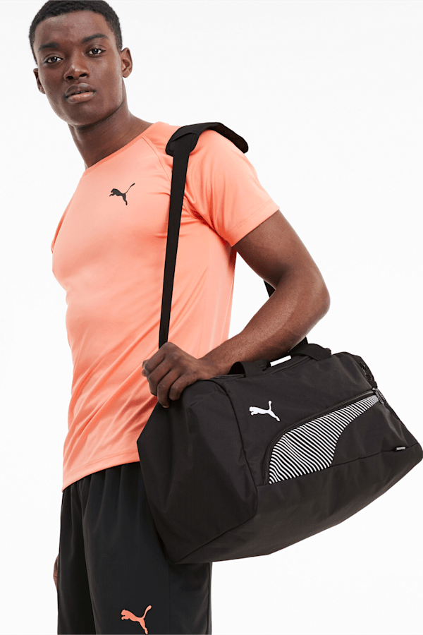 Fundamentals Sports Bag, Puma Black, extralarge