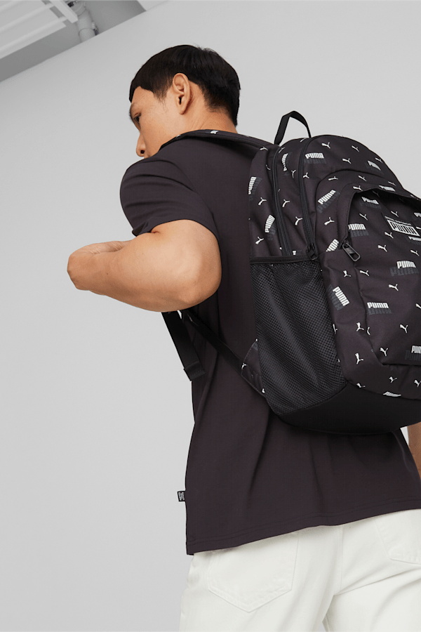 Academy Backpack, PUMA Black-POWER LOGO AOP, extralarge-GBR
