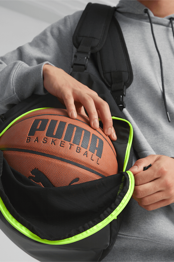 Basketball Pro Duffel Bag, Puma Black, extralarge