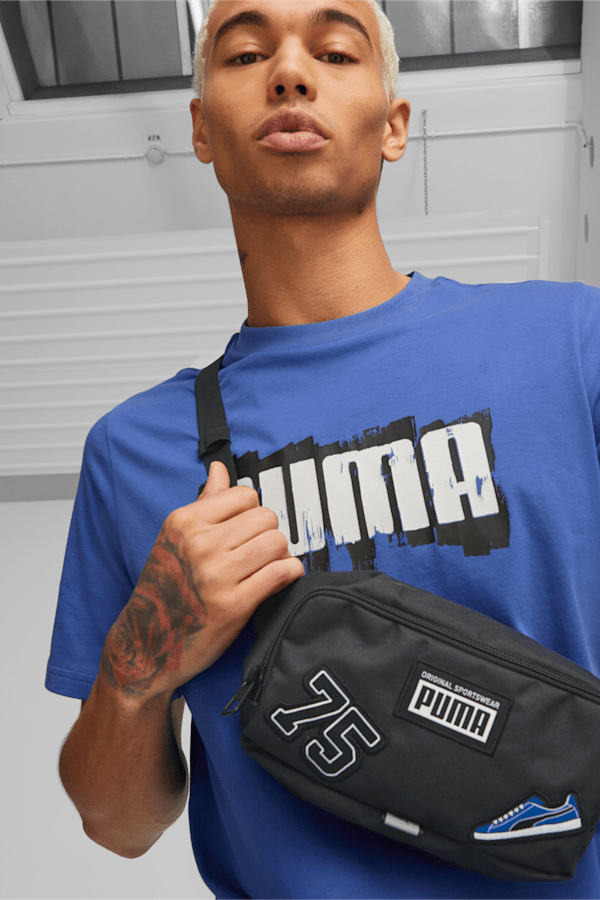 Patch Waist Bag, PUMA Black, extralarge