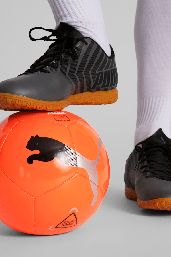 Icon Ball, Shocking Orange-Puma Black-Metallic Silver, extralarge