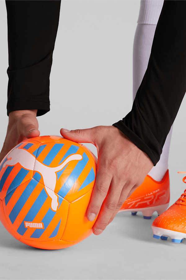 Ballon de soccer Big Cat, Ultra Orange-Blue Glimmer, extralarge