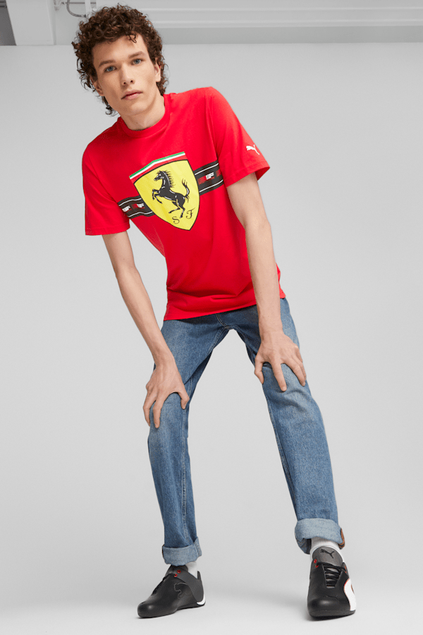 Scuderia Ferrari Future Cat OG Motorsport Shoes, PUMA Black-PUMA White-Asphalt, extralarge