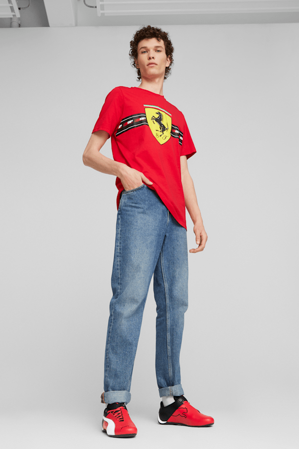 Scuderia Ferrari Future Cat OG Motorsport Shoes, Rosso Corsa-PUMA White-Puma Black, extralarge