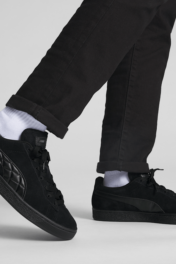 Mens black suede puma shoes store