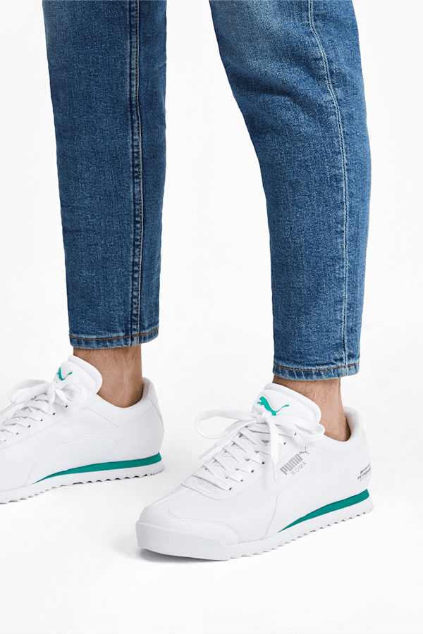 Puma roma bleu clearance