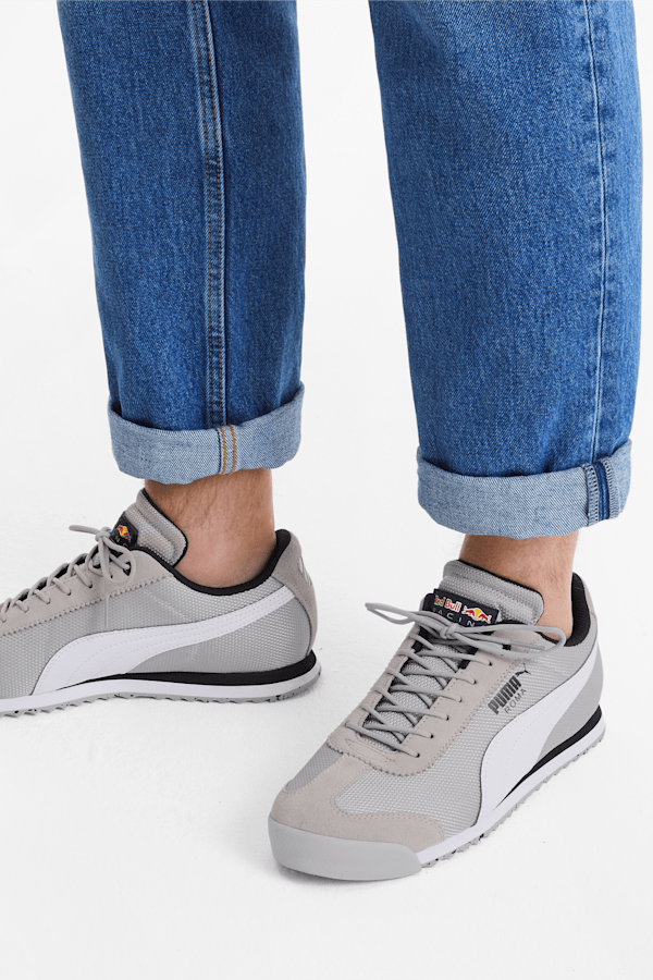 Tenis puma roma grises hot sale
