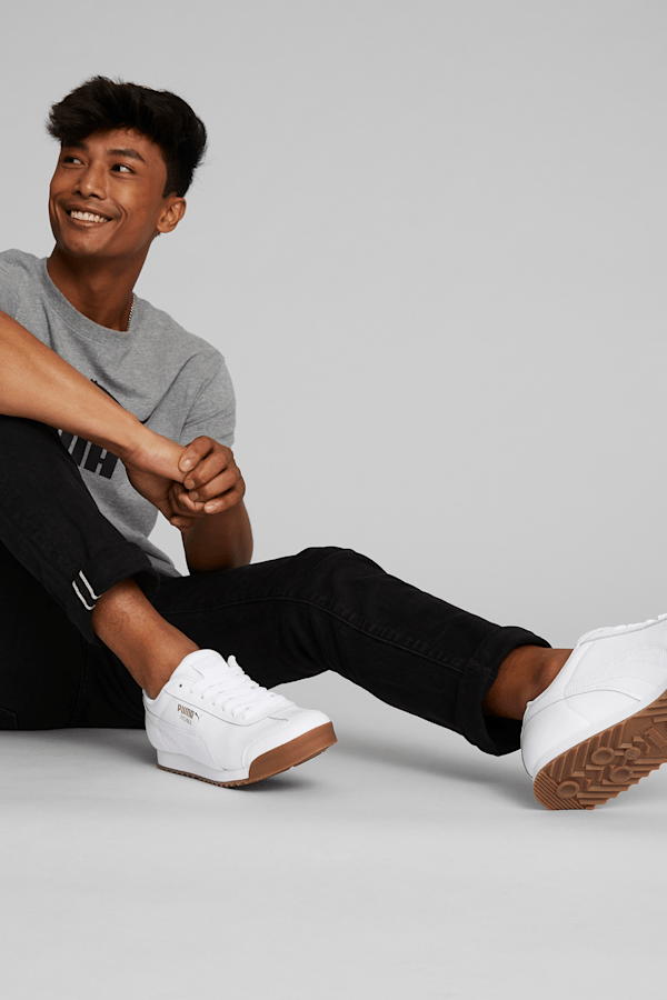 Womens puma roma gents athletic shoe sale