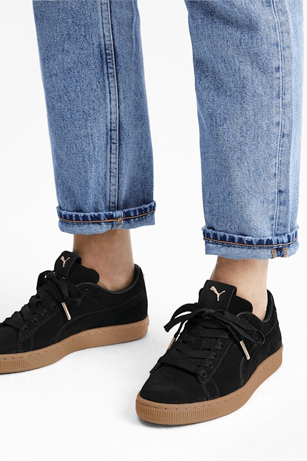 Suede Premium Logo Women s Sneakers PUMA