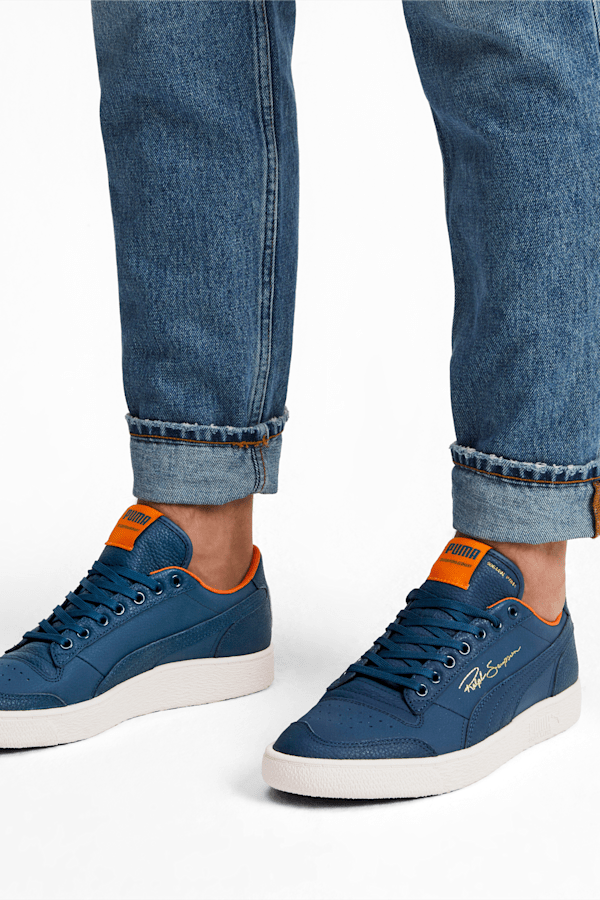 Puma ralph sampson low orange sales