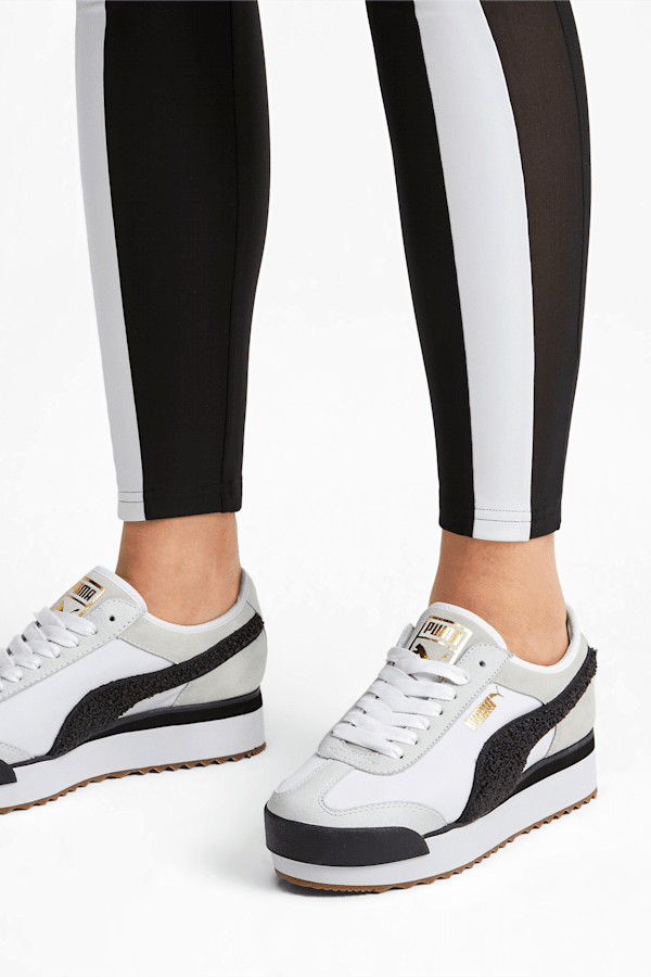 Puma roma amor perforated platform sneakers 2025