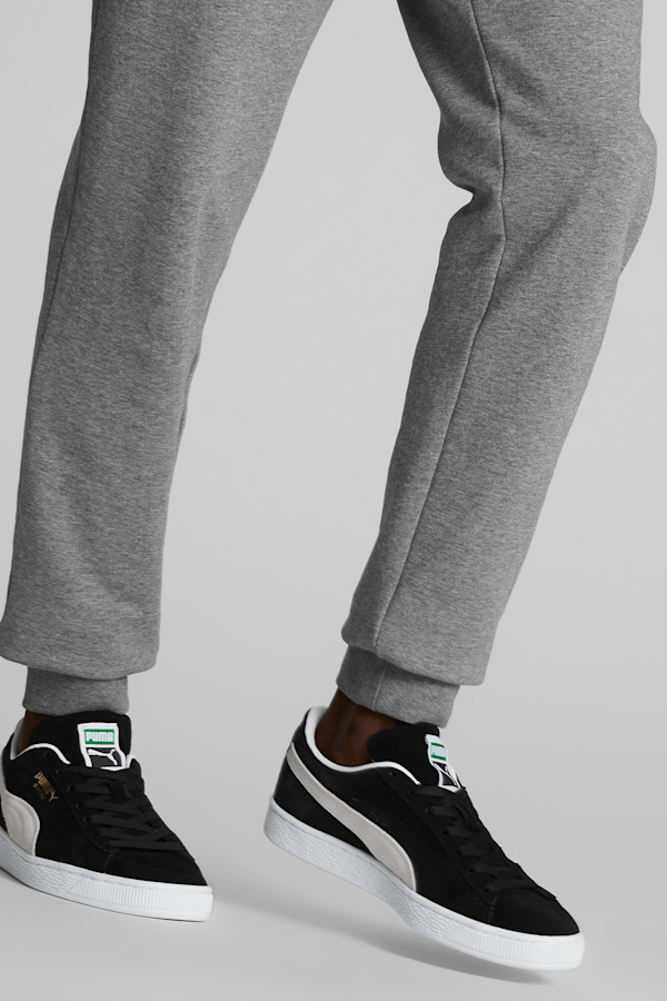 Mens black hot sale suede puma shoes