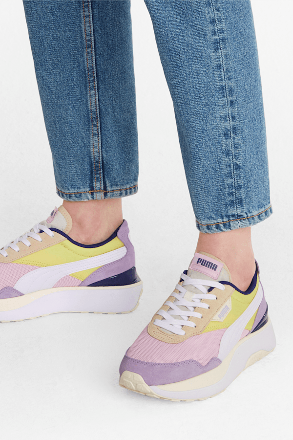 Puma sneakers womens yellow hotsell