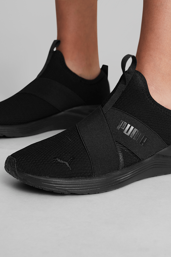 Puma wide top width sneakers