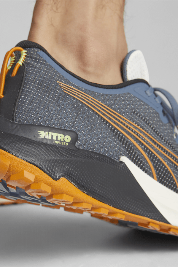 Fast-Trac NITRO™ Men's Trail Running Shoes, Evening Sky-Orange Brick, extralarge