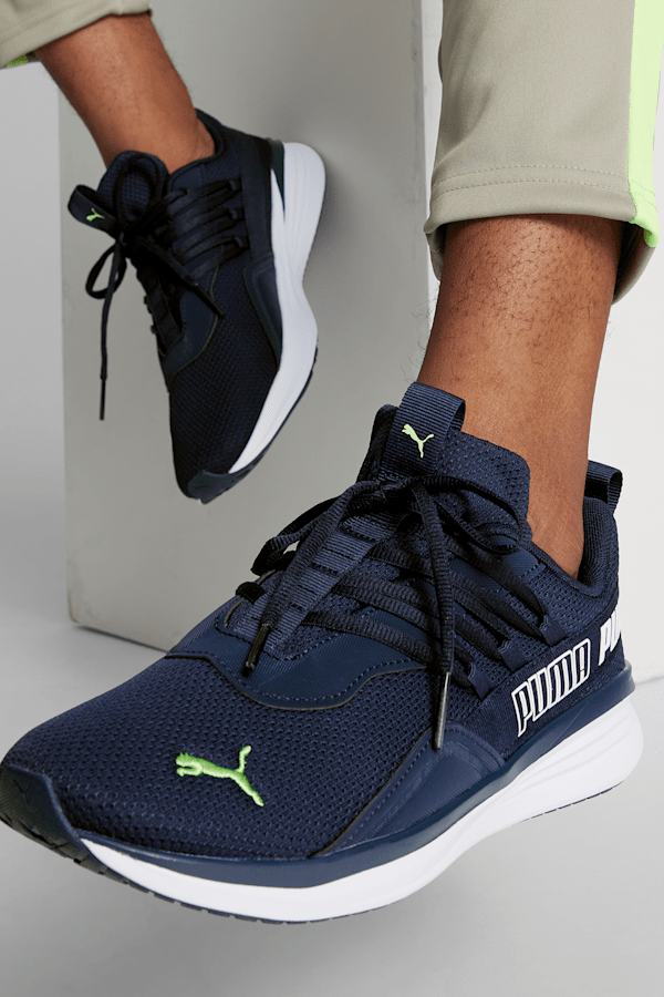 Star Vital Refresh Men's Running Shoes, PUMA Navy-Fizzy Lime, extralarge