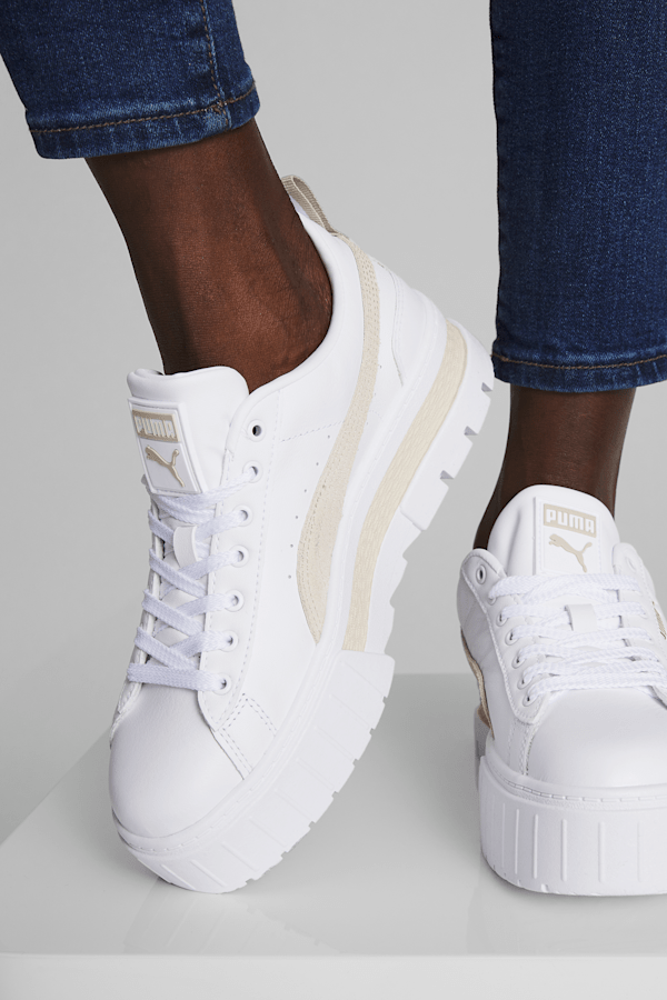 Sneakers Mayze Femme, Puma White-Peyote, extralarge