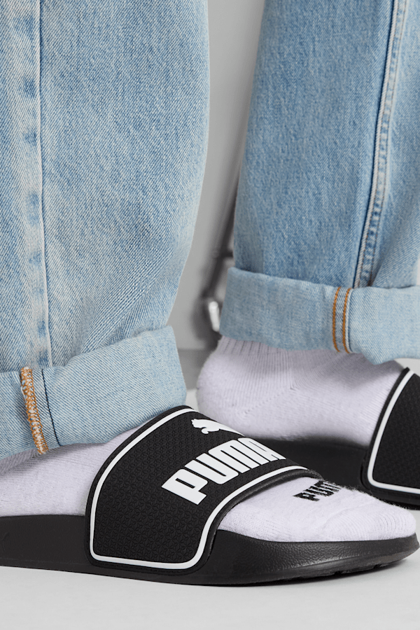 Gray puma slides hotsell