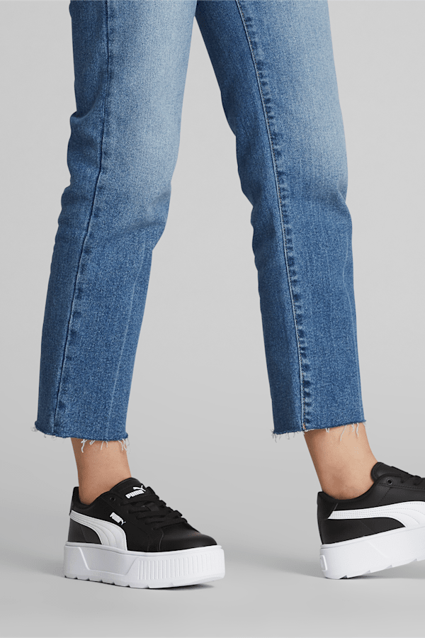 Puma platform leather outlet sneakers