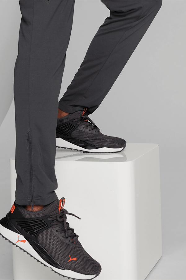 Pacer Future Wide Men's Sneakers, Dark Coal-PUMA Black-Hot Heat, extralarge