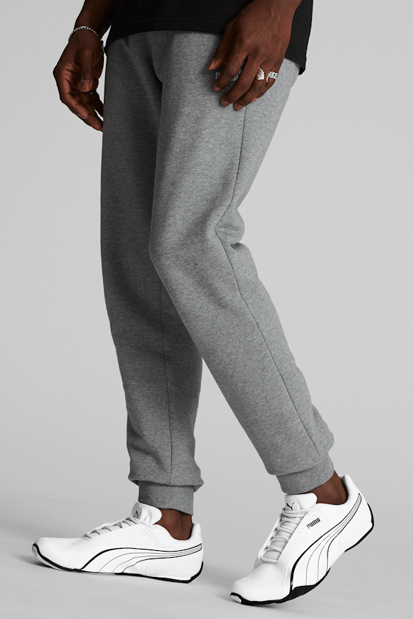 Grey sweatpants white shoes sales