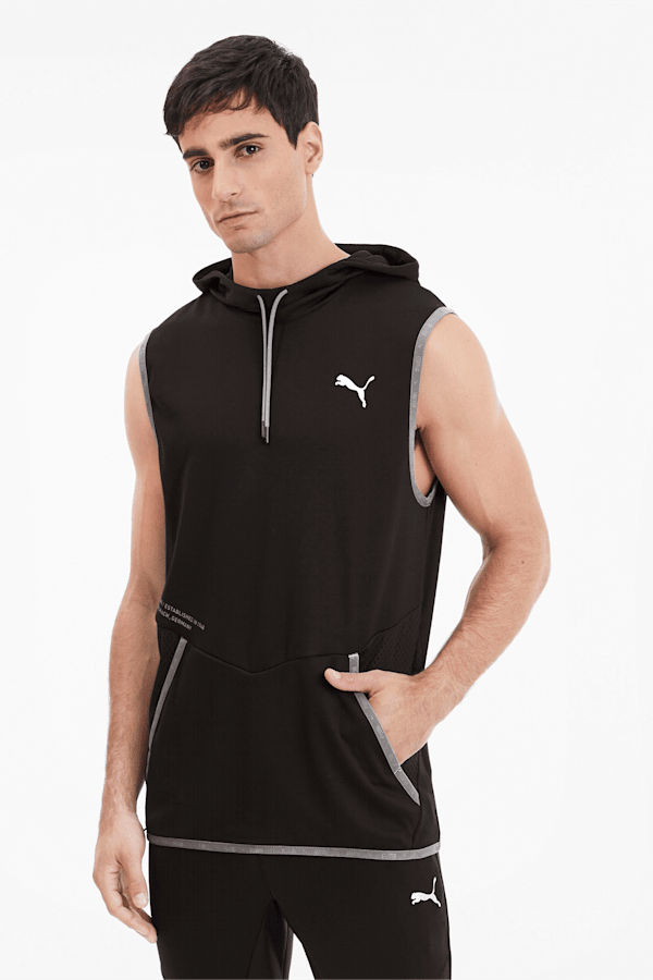 Reactive Men s Sleeveless Training Hoodie PUMA