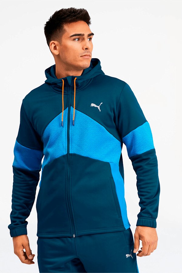 Puma hooded jacket men's sales