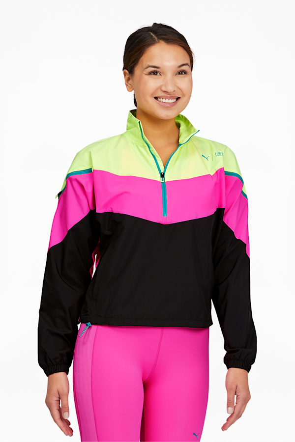 Pink puma hotsell windbreaker