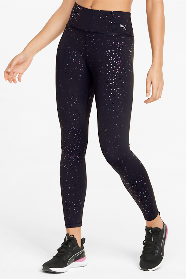 Puma Fit 7/8 Tights, Black & Blue - Pants & Leggings