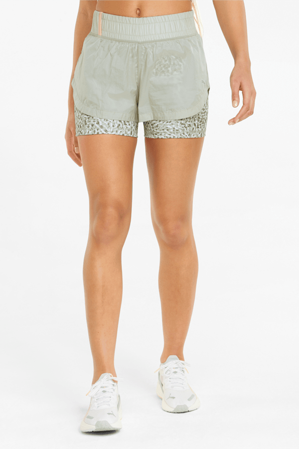 Women's running shorts with underlayer shop