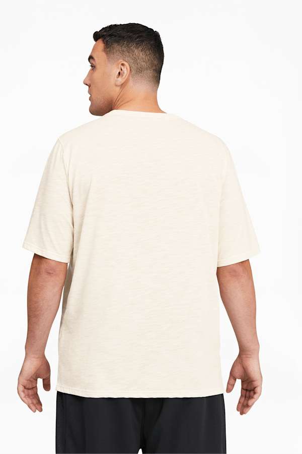 Performamce Men's Graphic Tee BT, Ivory Glow-Peacoat, extralarge
