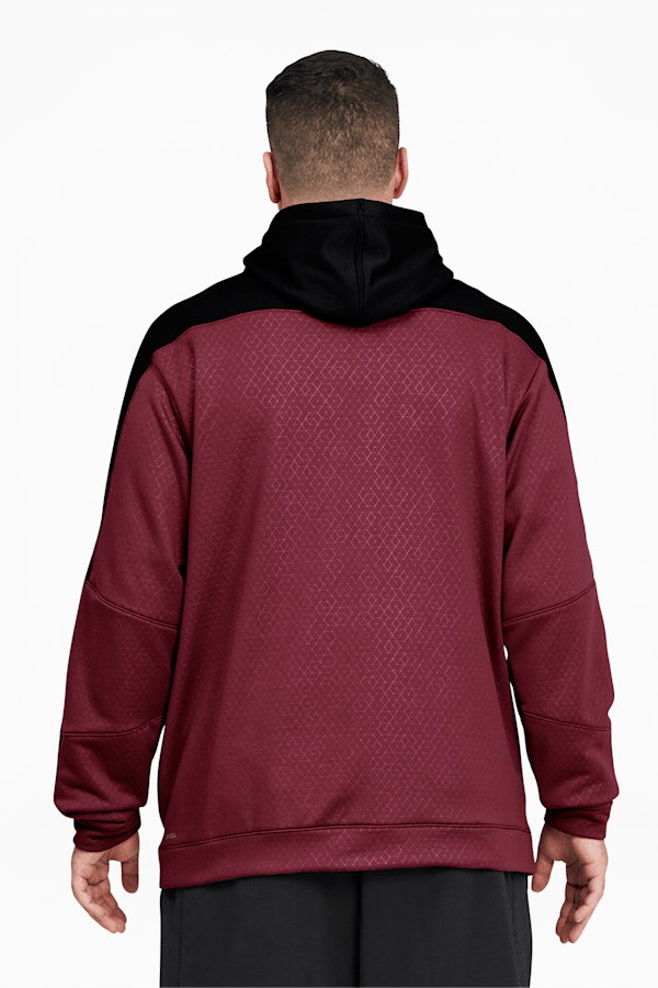 Train Activate Men's Hoodie BT, Burgundy-Puma Black, extralarge